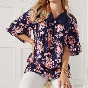 Suzanne Betro Bell Sleeve Tunic